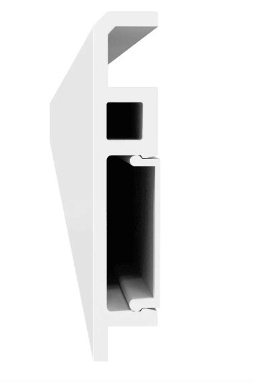 Напольный плинтус ПВХ Foresta Concept Белый Матовый FC 030 2000х70х13 мм