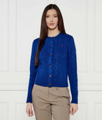 Хлопковый кардиган POLO RALPH LAUREN - голубой(211910443)
