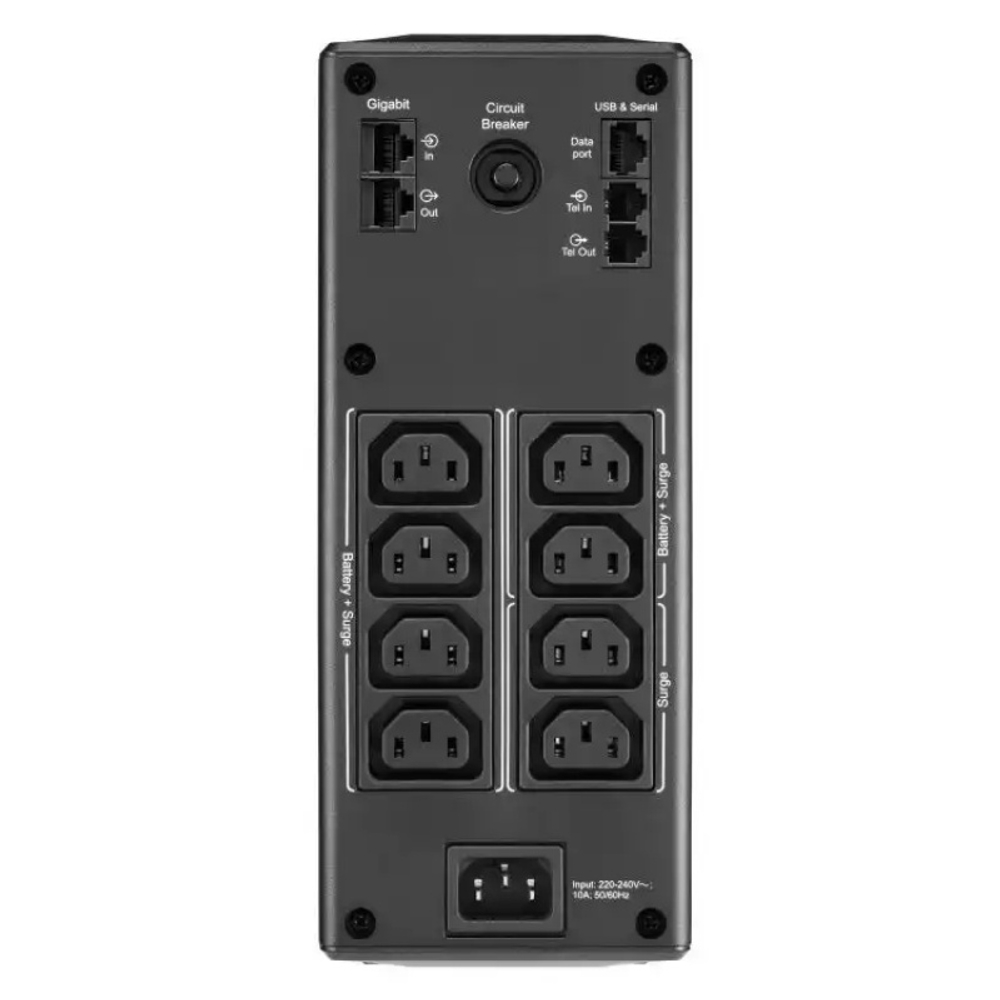 ИБП APC Back-UPS Pro BR 1600VA/960W, 8 розеток (2 Surge, 6 batt.) AVR, LCD Interface