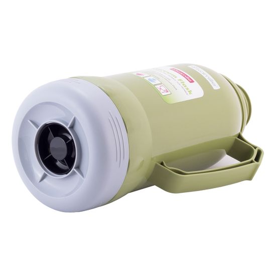 Термос 1800 мл. со стеклянной колбой Kamille KM-2024 пластиковый (2 чашки)