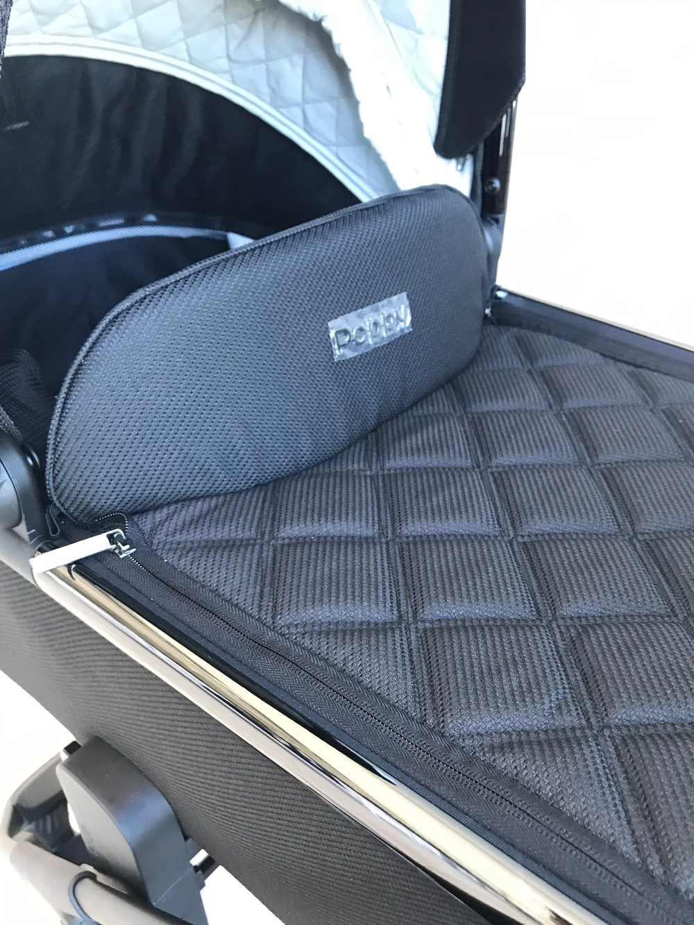 Коляска детская Peppy Tecla 2 в 1 Shadow Black Chrome Edition (Черный)