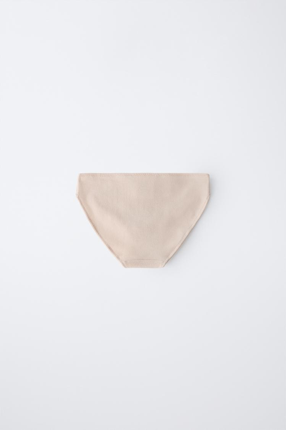 ZARA НАБОР ИЗ ТРЕХ ТРУСОВ С ЭТИКЕТКОЙ, РЫЖЕВАТО-КОРИЧНЕВЫЙ