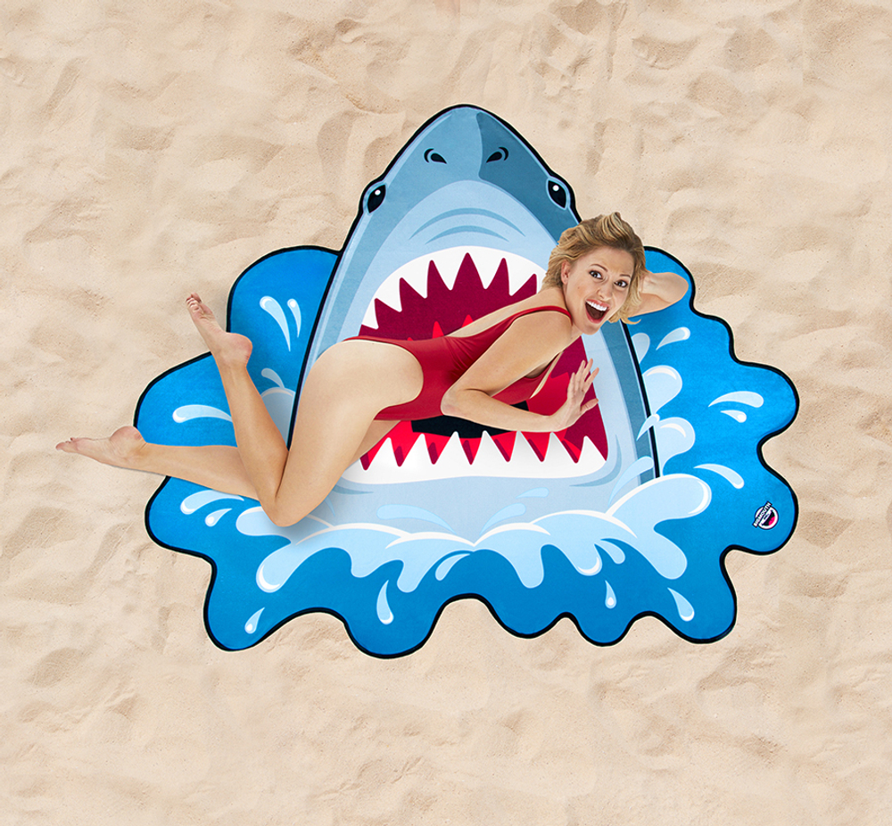 Покрывало пляжное shark