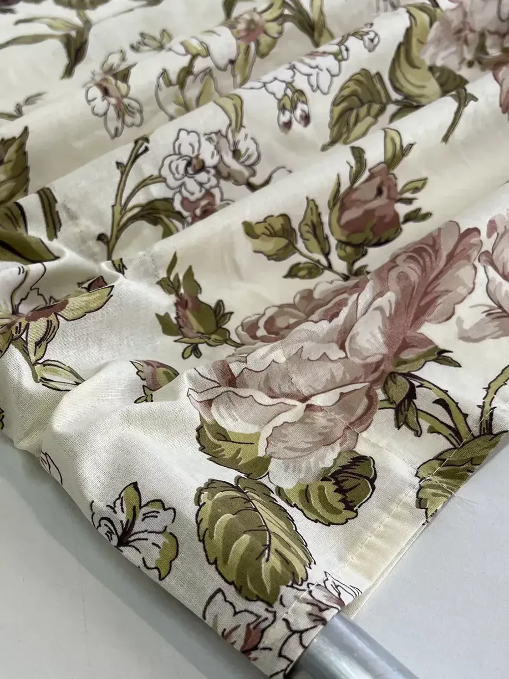 Штора тканевая на кухню, для спальни "Роза" 150х200 1шт