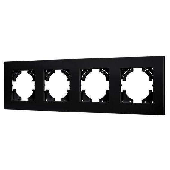 Рамка пластиковая FRM-PERIO-PL-4-BK Arlight 049759