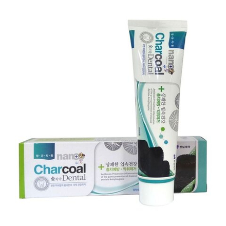 Зубная паста Hanil Charcoal Dental с серебром и бамбуковым углем 180 г