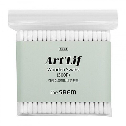 the SAEM  Ватные палочки на деревянной основе Art'Lif Wooden Swabs, 300 штук