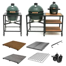 Керамический гриль Big Green Egg L Large (Большой), 46 см, на модульной подставке
