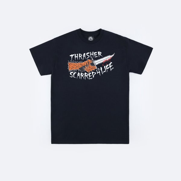 Футболка Thrasher Scarred (black) артикул: - купить в магазине Дайс