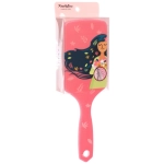 Расческа массажная прямоугольная форма «КОЛЛЕКЦИЯ ИМАНИ - ЭЛЬСА», микс 4 дизайна, 24*7,5см (PVC упаковка)