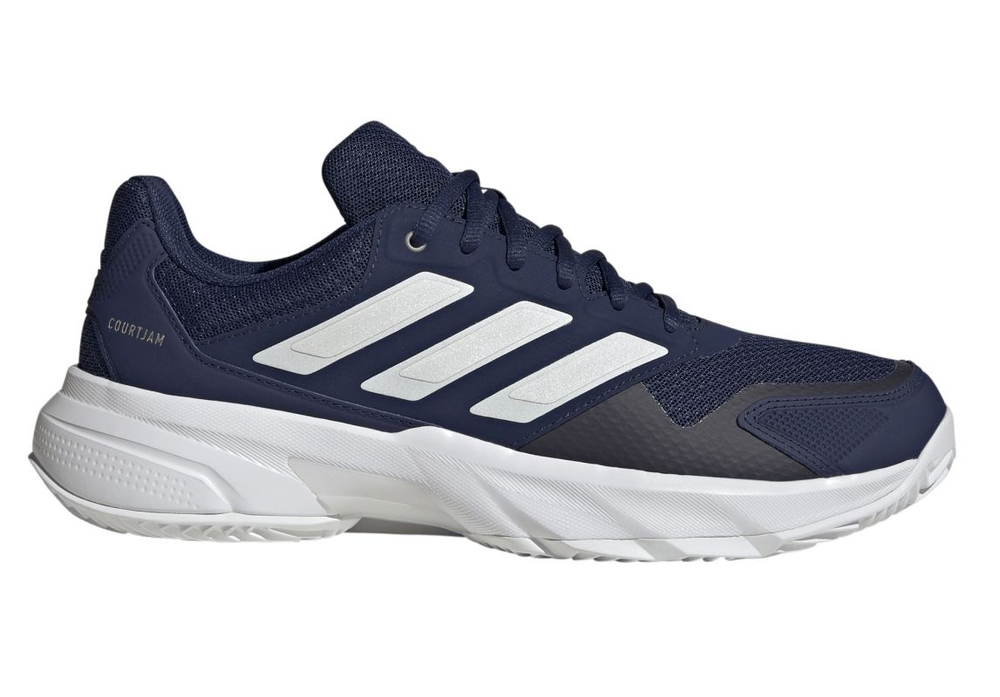 Мужские теннисные кроссовки Adidas CourtJam Control 3 M Clay - dark blue/zero metallic/cloud white