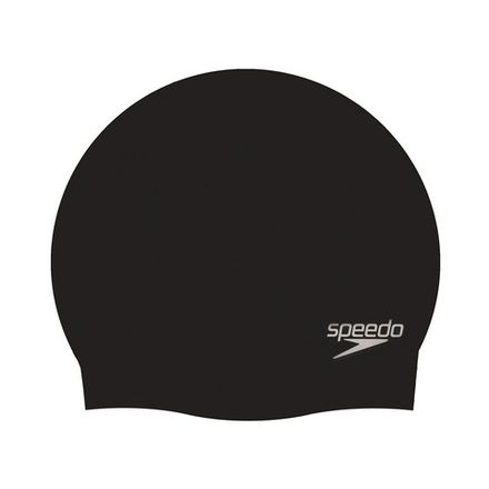 Шапочка для плав. SPEEDO Plain Molded Silicone Cap, 8-709849097, ЧЕРНЫЙ, силикон