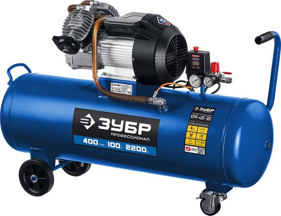 Компрессор Профессионал ЗУБР КПМ-400-100