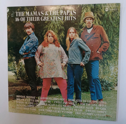 Винтажная виниловая пластинка LP The Mamas and The Papas 16 Of Their Greatest Hits (Japan 1978)