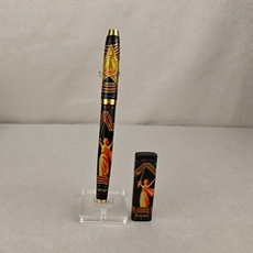 Набор подарочный "Родина-мать!" флешка и ручка-роллер Parker с ручной росписью Палех в футляре