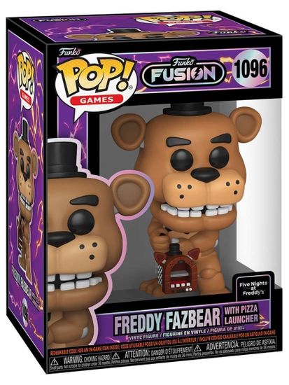 Фигурка Funko POP! Games Funko Fusion FNAF Freddy Fazbear w/Pizza Launcher (1096) 88351 / Фигурка Фанко ПОП! по мотивам игры "Фанко Фьюжен", Фредди Фазбер