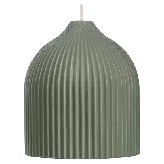 Свеча декоративная цвета шалфея Edge, 10,5см