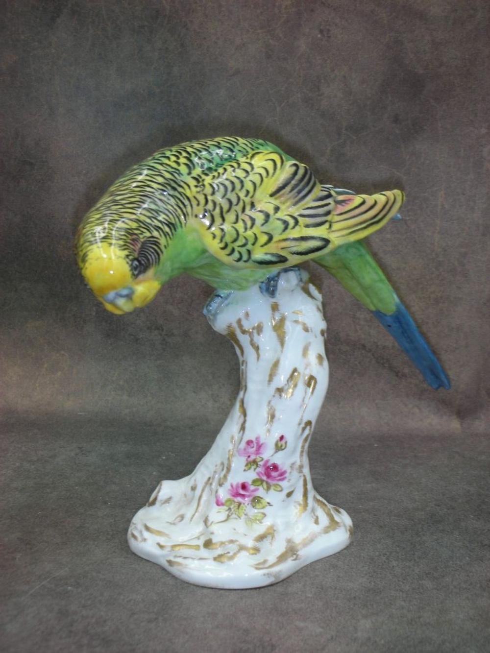 Статуэтка. Фарфор. Птица Попугай. Royal Worcester. Англия