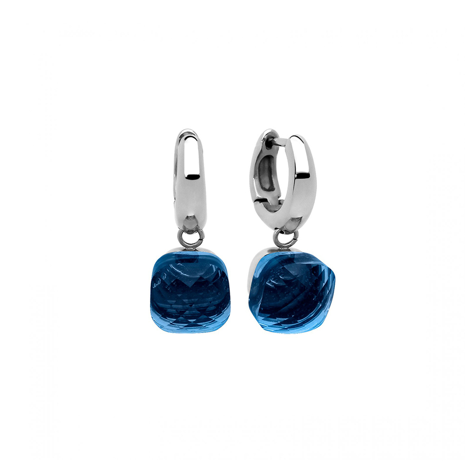Серьги Qudo Firenze dark blue 300195 BL/S