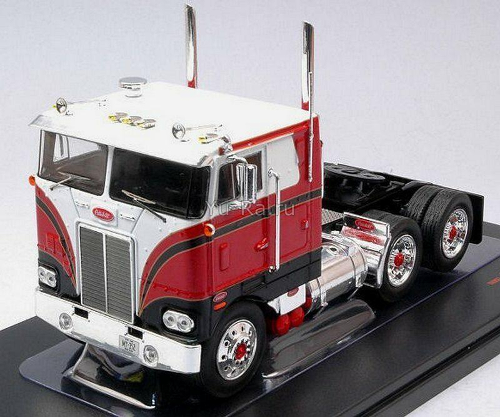 Peterbilt 352 Pacemaker 1979 седельный тягач red-white IXO 1:43