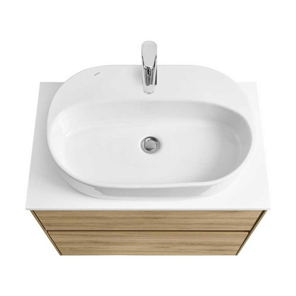 Столешница под раковину Aquaton Либерти 75 белый глянец (1A281003LY010)