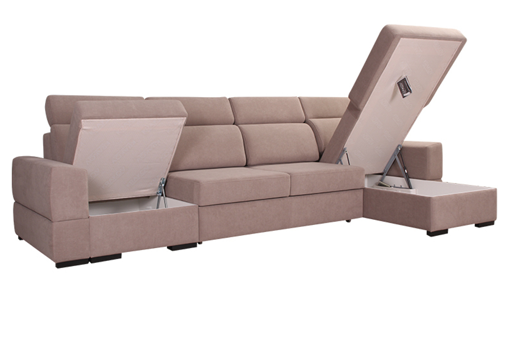 Диван-кровать угловой ХИЛТОН капот+ПК на 740