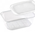 Контейнер с крышкой У-Юнити 1000г ПЛОСКИЙ 186, (комплект 100 шт)