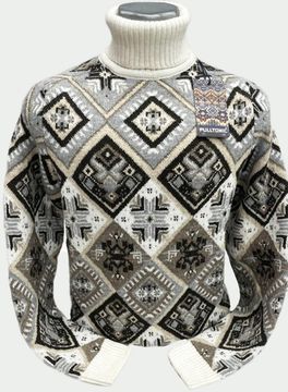 Pulltonic из шерсти и кашемира "Ромбический" Размеры (48-52)