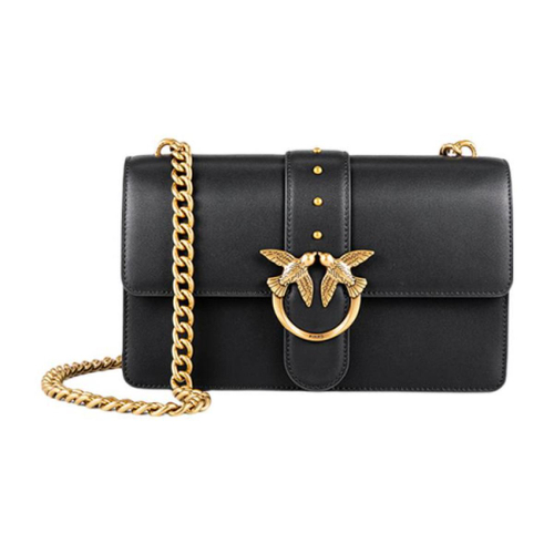 Сумка Pinko Love Shoulder Messenger Bag Black Gold, 1P22JG-Y7SP-Z99Q