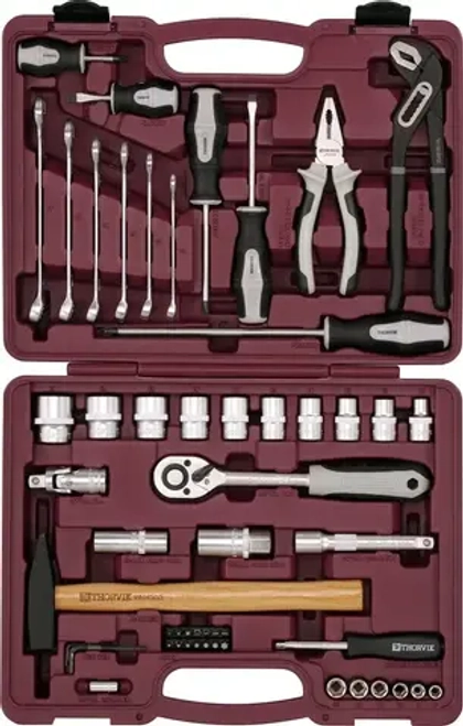 Thorvik UTS0056 Набор инструмента универсальный 1/4", 1/2"DR, 56 предметов