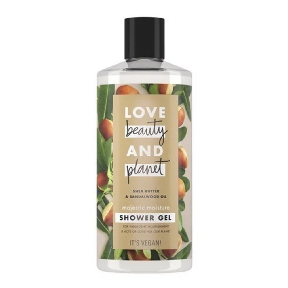 Гель для душа LOVE BEAUTY AND PLANET Масло ши и сандаловое дерево 400мл