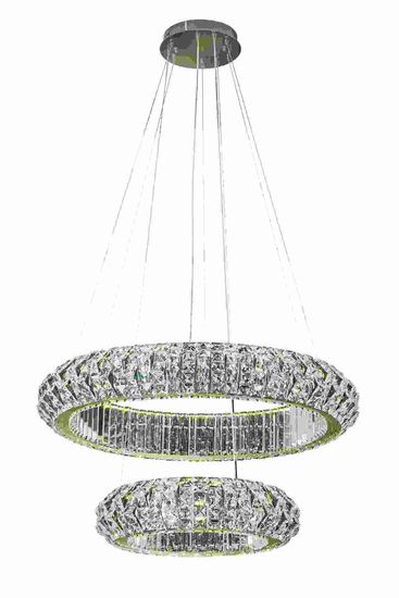 106PLSK/D800+500BB SAND NICKEL (1) Люстра NW