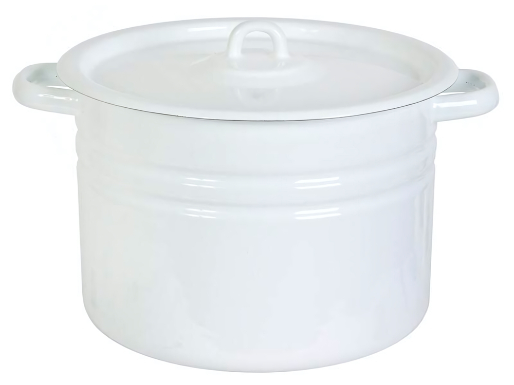 Кастрюля 8л цилиндр. без рисунка