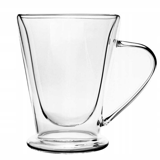 Набор стеклянных кружек 2 шт. 250 мл. Kamille KM 9019 с двойными стенками