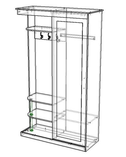Прихожая КИОТО-2  правая