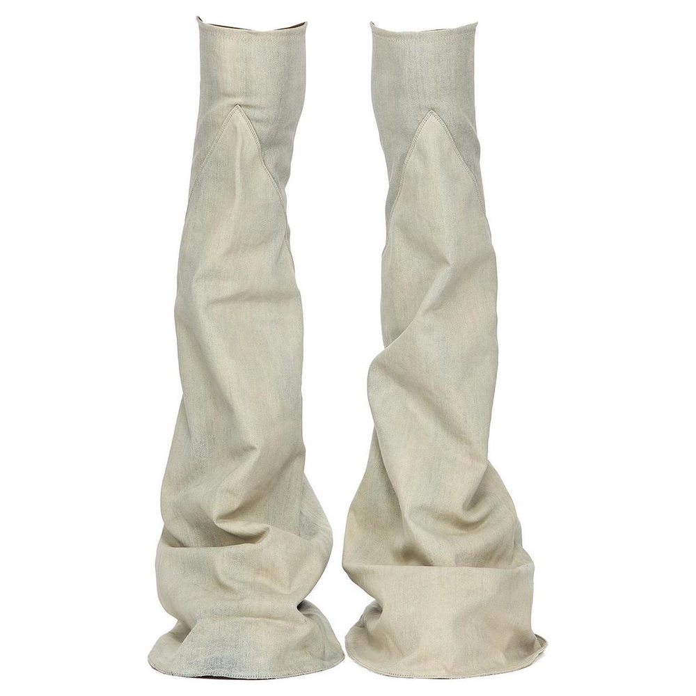 Rick Owens DRKSHDW Over the knee Boots Women"s Sky Blue