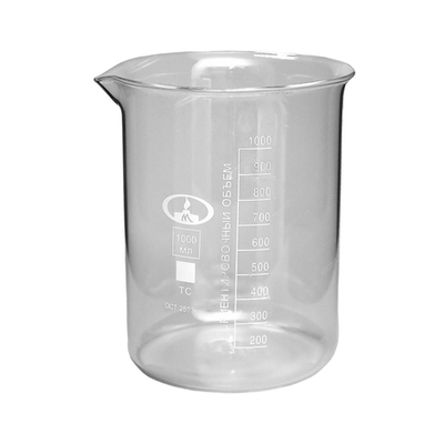 Стакан Н-1-1000 ТУ 9464-019-29508133-2015 с делением,ТС, МиниМед, уп.6 шт./ кор.24 шт