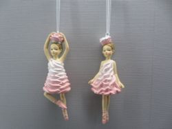 GAEM Фигурка декоративная подвесная "Девочка", L4 W2,5 H11,5 см, 2в.