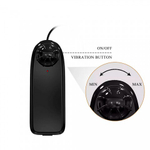 Реалистичный вибратор на присоске Buraq, 24*5 см, коричневый