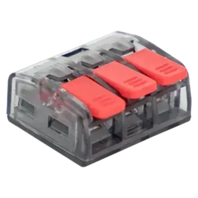 Клемма СМК 221-413 3 отверстия 0,2-4,0 мм2 (100шт.) EKF PROxima