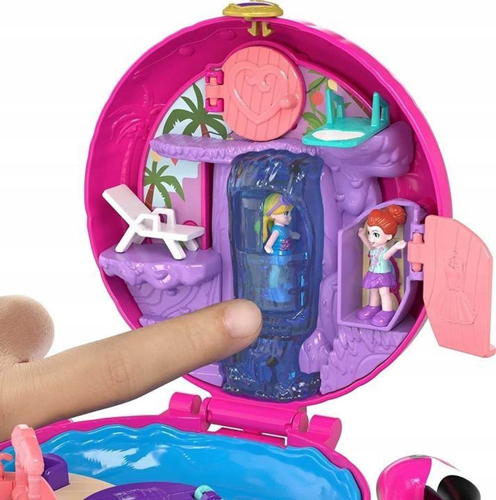 Polly pocket pink flamingo shop