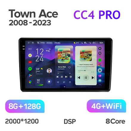 Teyes CC4 Pro 9" для Toyota Town Ace 2008-2023