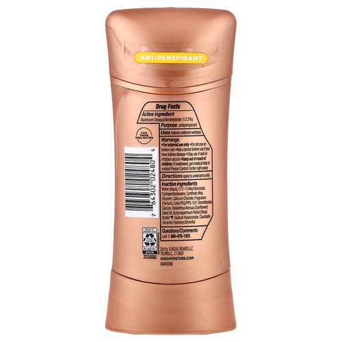 SheaMoisture, дезодорант-антиперспирант, питательный, необработанное масло ши и гиалуроновая кислота, 74 г (2,6 унции)