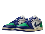 Баскетбольные кроссовки Air Jordan 1 Low Navy Green Shoes