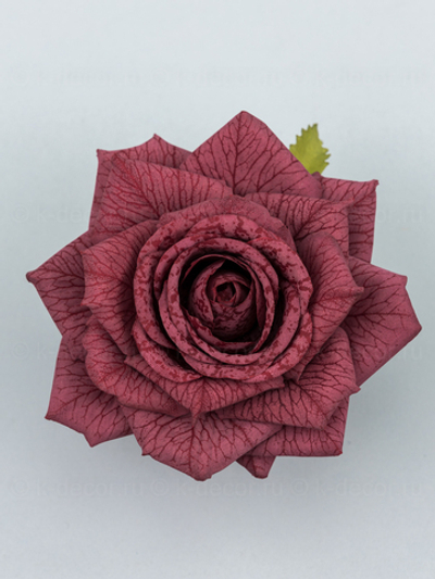 Голова розы Премиум марсала2