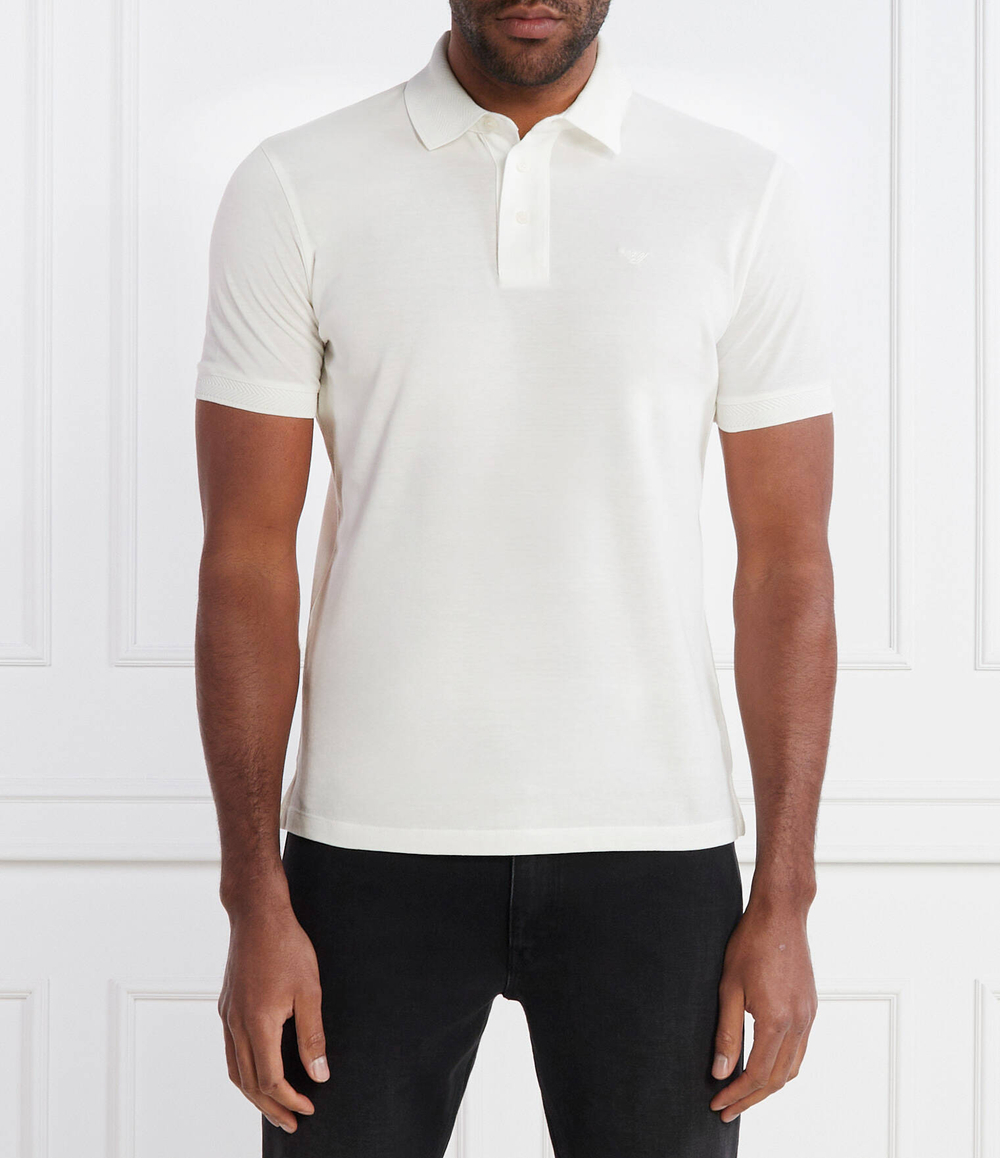 Поло Emporio Armani - белый(3D1FF2 1JTKZ)