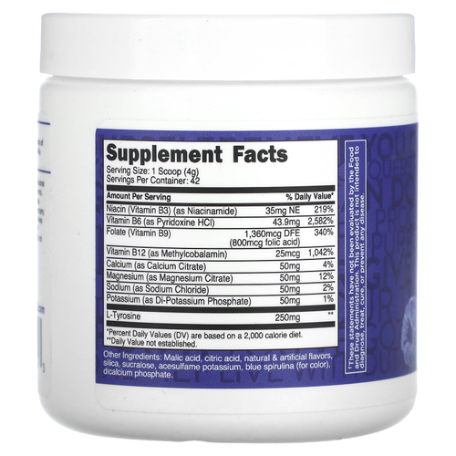 TransformHQ, Hydration, смесь для приготовления электролитического напитка, без кофеина, голубая малина, 159,6 г (5,7 унции)