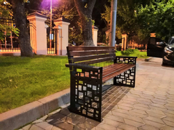 Скамейка садовая «Барселона» (0,6 м ангарская сосна,30х60)