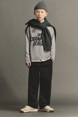 ZARA ФУТБОЛКА С ПРИНТОМ UEFA CHAMPIONS LEAGUE ®, СЕРЫЙ