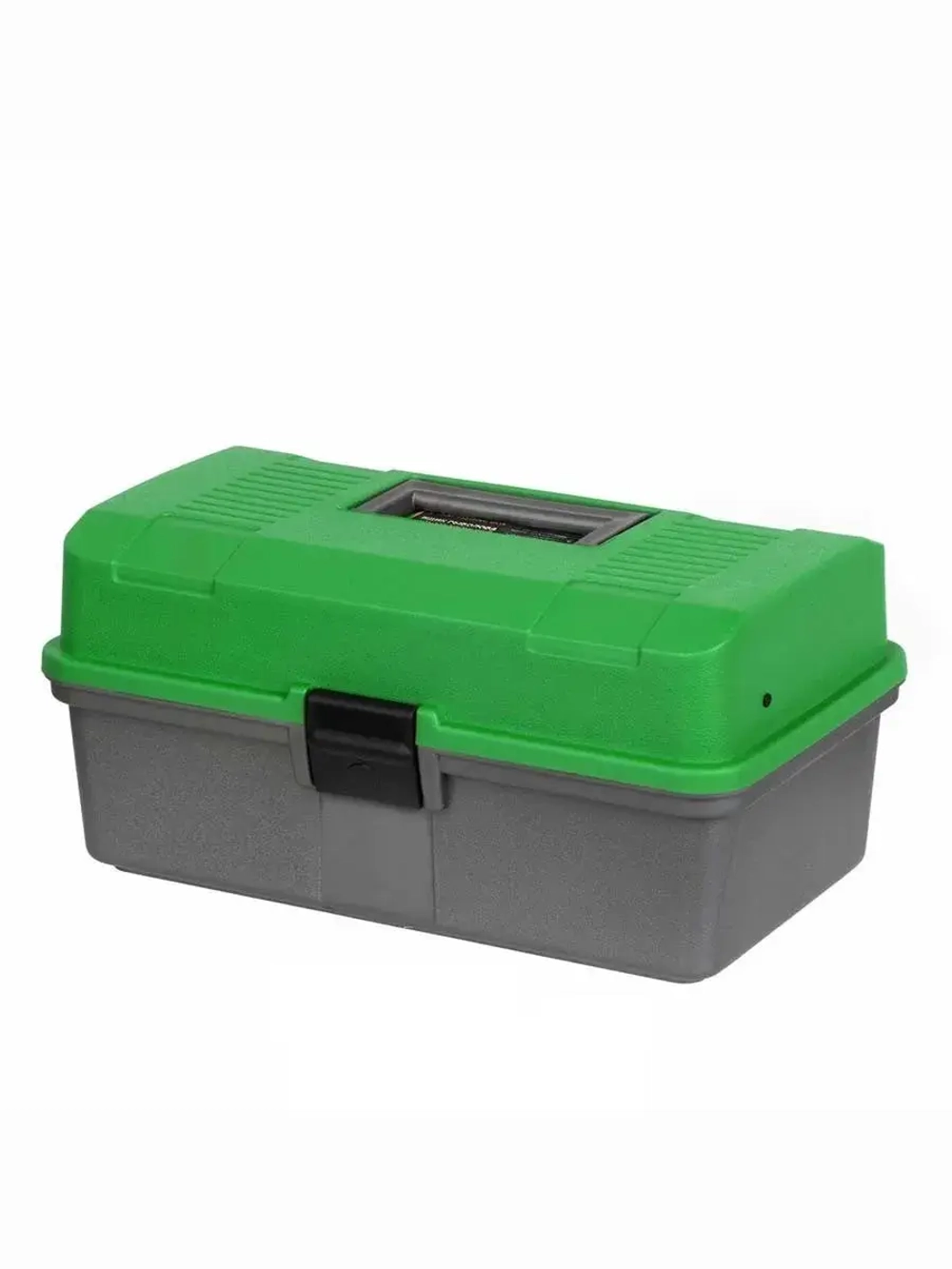 Ящик рыболовный для хранения снастей двухполочный синий